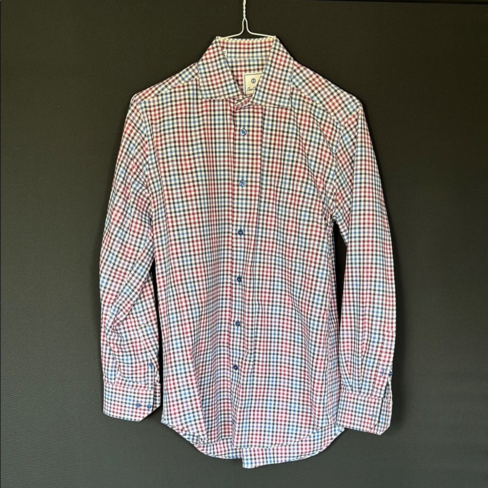 David Donahue size M men’s button down business casual shirt